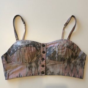 AllSaints Spitalfields Lopezia Bra Bralette Crop Top 8